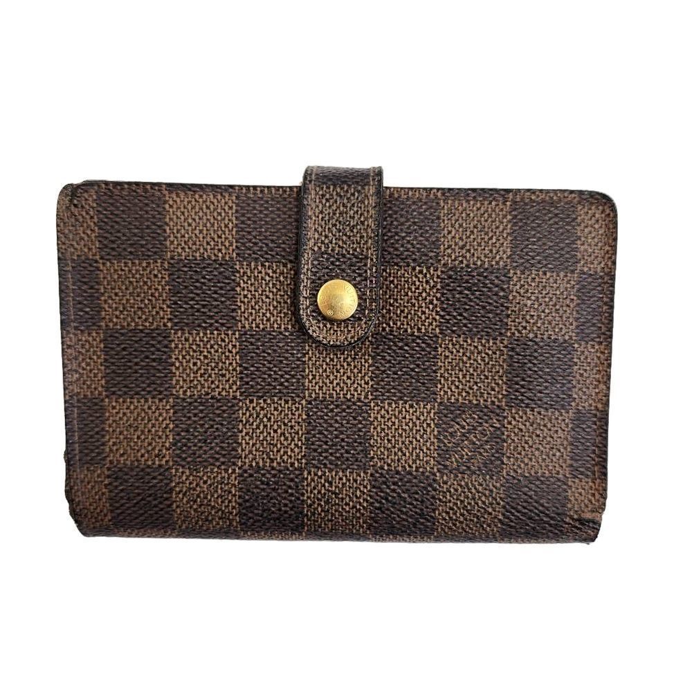 Authentic LOUIS VUITTON damier ebene viennois bifold wallet